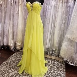Neon Yellow Gown